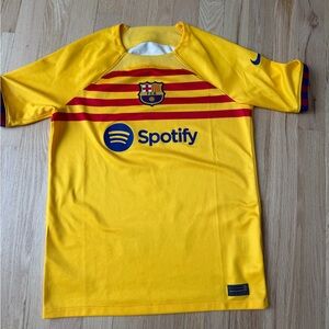 FCB BARCA LEWANDOWSKI #9 Nike Youth Large Soccer Jersey Authentic